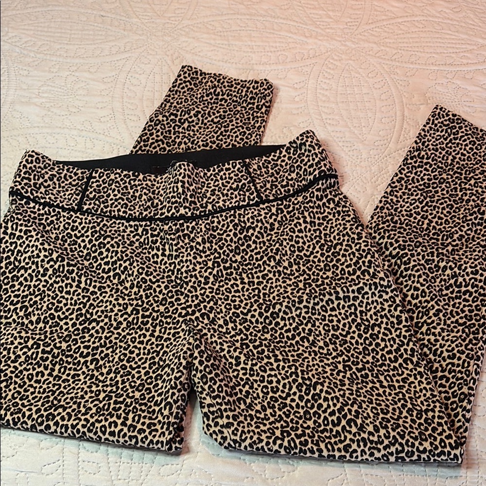 Leopard Print Women's Stretch Pants